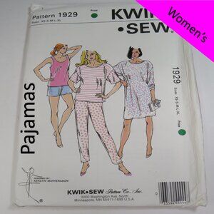 kwik sew 1929 sleepwear top/bottom UNCUT